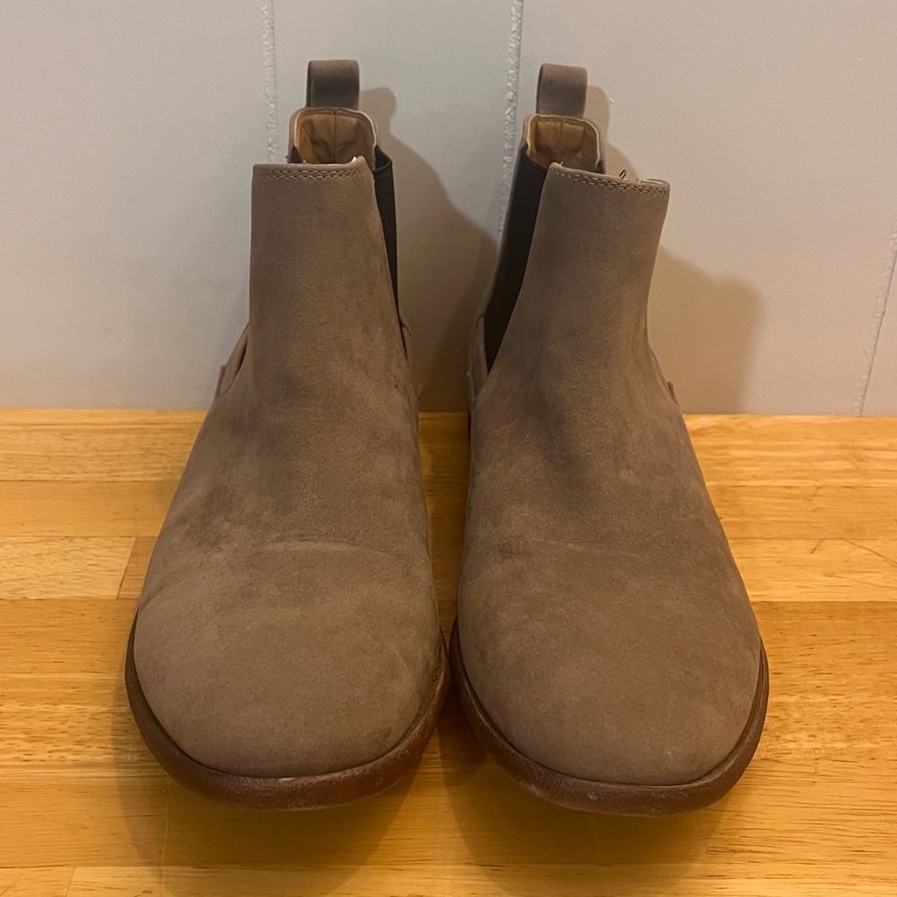 Robert Wayne Mens Oklahoma Tan Brown Ankle Boots Slip On Sz 9 D S0179.12